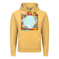 Vintage Mustard school your text here Vintage Hoodie - NancyCooperArtShop