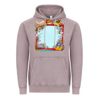 Vintage Zinc school your text here Vintage Hoodie - NancyCooperArtShop