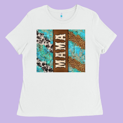 Western Mama Ladies Tee Designed By Jasminsmagicworld