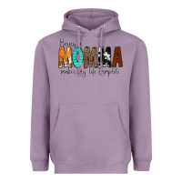 Lavender Being a Momma Makes My Life Complete Heavyweight Hoodie - CowCowDesign