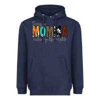 Navy Being a Momma Makes My Life Complete Heavyweight Hoodie - CowCowDesign