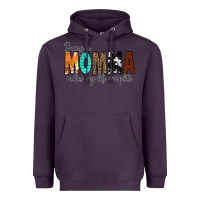 Plum Being a Momma Makes My Life Complete Heavyweight Hoodie - CowCowDesign