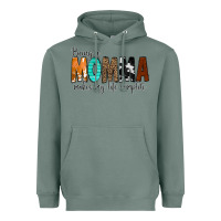 Sage Being a Momma Makes My Life Complete Heavyweight Hoodie - CowCowDesign