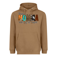 Toasted Coconut Being a Momma Makes My Life Complete Heavyweight Hoodie - CowCowDesign