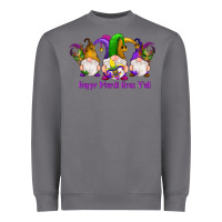 Storm happy mardi gras y'all gnomes Heavyweight Sweatshirt - RanaPortraitStore