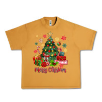 Peanut Butter merry christmas tree with gift box Urban Heavy Tee - MaliasSmallBusiness