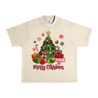 Sandshell merry christmas tree with gift box Urban Heavy Tee - MaliasSmallBusiness