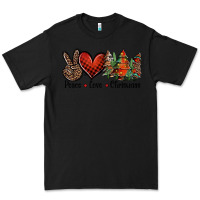 Black Peace love western christmas trees Premium Tee - Jasminsmagicworld