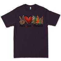 Plum Peace love western christmas trees Premium Tee - Jasminsmagicworld