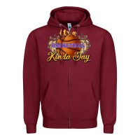 Burgundy It's a Basketball kinda day Zipper Hoodie - HowdyJamesFarm