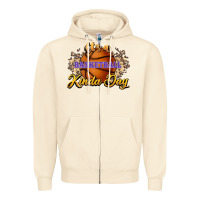 Sandshell It's a Basketball kinda day Zipper Hoodie - HowdyJamesFarm