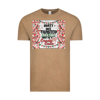 Vintage Coffee sweet but twisted does that make me a candy cane Vintage Tee - MaliasSmallBusiness