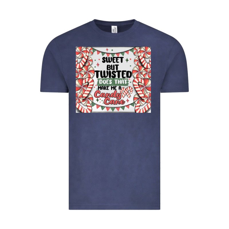 Sweet But Twisted Does That Make Me A Candy Cane Vintage Tee by MaliasSmallBusiness | Teevron