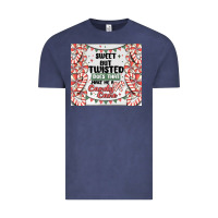 Vintage Denim sweet but twisted does that make me a candy cane Vintage Tee - MaliasSmallBusiness