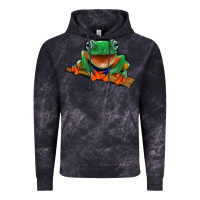 Cloud Black frog Vintage Hoodie - Jasminsmagicworld