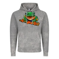Cloud Rock frog Vintage Hoodie - Jasminsmagicworld
