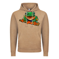 Vintage Coffee frog Vintage Hoodie - Jasminsmagicworld