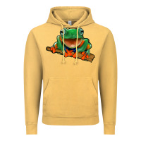 Vintage Mustard frog Vintage Hoodie - Jasminsmagicworld