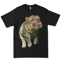Black baby hippo Premium Tee - LillyAllenDesigns