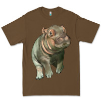Cacao baby hippo Premium Tee - LillyAllenDesigns