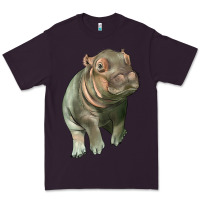 Plum baby hippo Premium Tee - LillyAllenDesigns