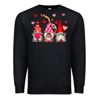 Black valentine's day gnomes Premium Sweatshirt - OliviaCreatesArt