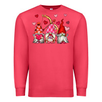 Cardinal valentine's day gnomes Premium Sweatshirt - OliviaCreatesArt