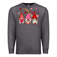 Charcoal Heather valentine's day gnomes Premium Sweatshirt - OliviaCreatesArt