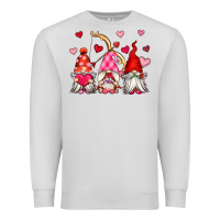 Dove Grey valentine's day gnomes Premium Sweatshirt - OliviaCreatesArt