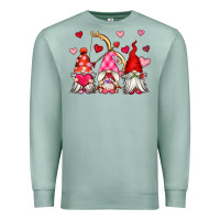 Seafoam valentine's day gnomes Premium Sweatshirt - OliviaCreatesArt