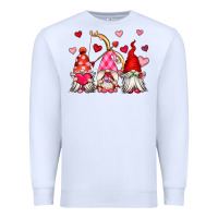 White valentine's day gnomes Premium Sweatshirt - OliviaCreatesArt