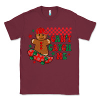 Burgundy can t catch me Classic Tee - MaliasSmallBusiness