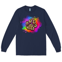 Navy pride dog paw Long Sleeve Tee - Artiststas