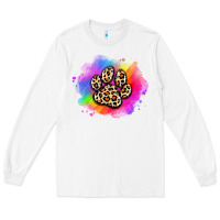 White pride dog paw Long Sleeve Tee - Artiststas