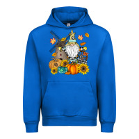 Cobalt Happy Fall Urban Hoodie - CowhideDigitalArt