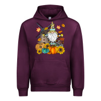 Mauve Wine Happy Fall Urban Hoodie - CowhideDigitalArt