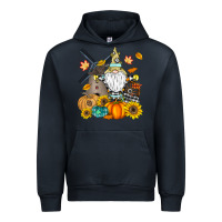 Navy Happy Fall Urban Hoodie - CowhideDigitalArt