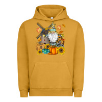 Pigment Peanut Butter Happy Fall Urban Hoodie - CowhideDigitalArt