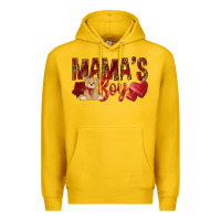 Lemon Mamas boy with leopard mother's day Premium Hoodie - HowdyJamesFarm
