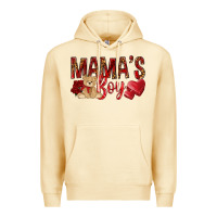 Pina Colada Mamas boy with leopard mother's day Premium Hoodie - HowdyJamesFarm