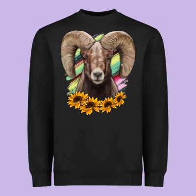 Texas Bighorn Sheep Heavyweight Sweatshirt Designed By Bettercallsaul