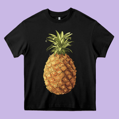 Pineapple Heavy Core Tee Designed By Artiststas