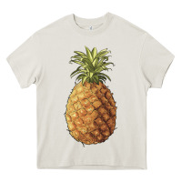 Cream pineapple Heavy Core Tee - Artiststas