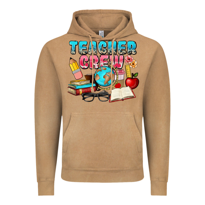 Teacher Crew Vintage Hoodie by NancyCooperArtShop | Teevron