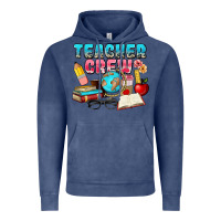 Vintage Denim teacher crew Vintage Hoodie - NancyCooperArtShop