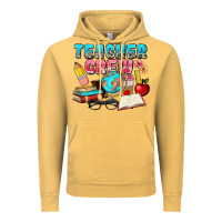 Vintage Mustard teacher crew Vintage Hoodie - NancyCooperArtShop
