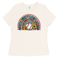 Bone baseball rainbow Ladies Tee - Artiststas