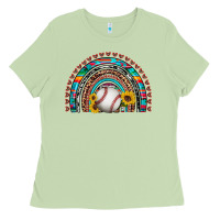 Matcha baseball rainbow Ladies Tee - Artiststas