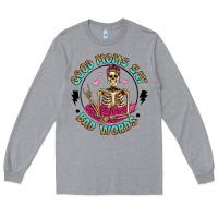 Heather Grey good moms say bad words Long Sleeve Tee - Artiststas