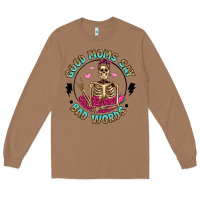 Toasted Coconut good moms say bad words Long Sleeve Tee - Artiststas